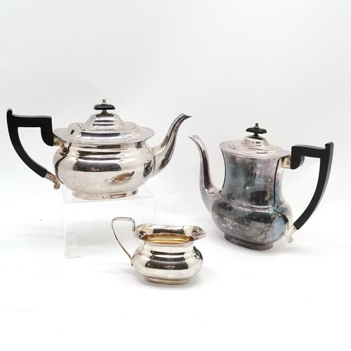 972 - Viners 3 piece silver plated tea set ~ in good bright condition