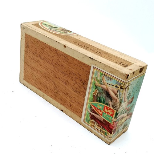 116 - Unopened box of La Reina Regenta flor fina Colorado Claro cigars - box 22.5cm x 12cm x 5.5cm