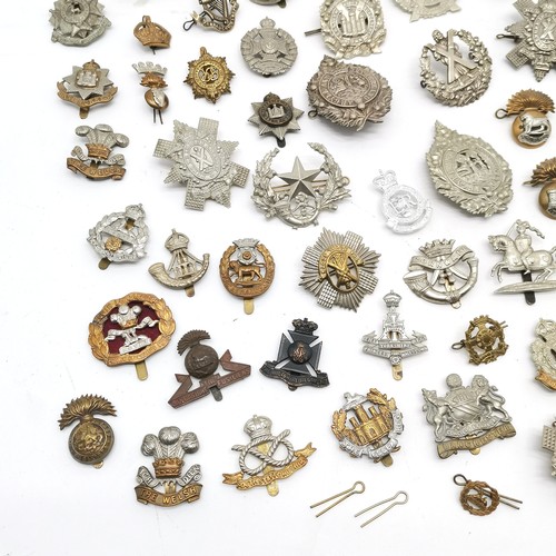 170 - Large collection / qty of military cap badges