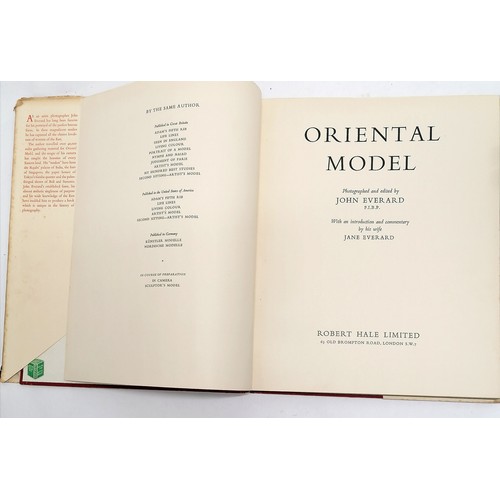 190 - 1955 book Oriental Model by John Everard with original dust cover 32cm x 25.5cm - dust cover is worn... 