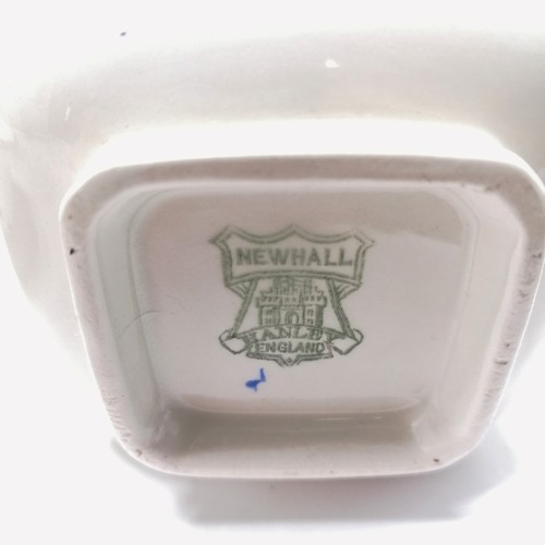 217 - New Hall (Hanley) antique jug & basin t/w pail, toothbrush holder, soap dish ~ all a/f