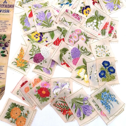 218 - Qty of loose Wix kensitas silk flower cigarette cards