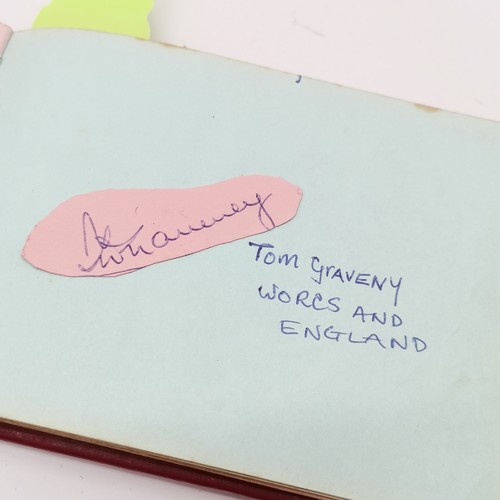 229 - Autograph book signed by (mostly) cricketers inc Tom Graveney, Gordon Greenidge, Mushtaq Mohammad, F... 