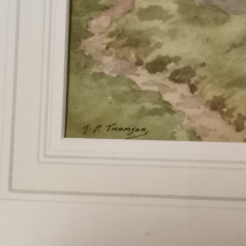 235 - Alexander P Thomson (1887-1962) original watercolour painting of river Grudie with full documentatio... 