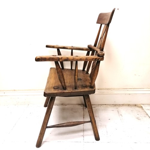 245 - Irish primitive country armchair - 61cm x 37cm x 92cm