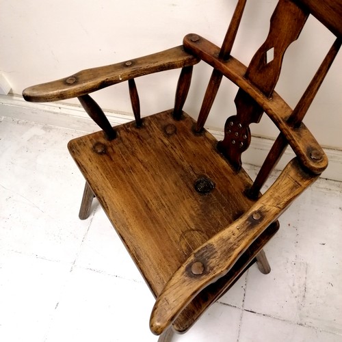 245 - Irish primitive country armchair - 61cm x 37cm x 92cm