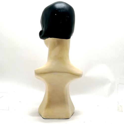 312 - Vintage plaster fashion 1920's/30's style bust - 56cm high and has some losses / marks