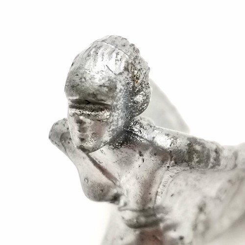 328 - Vintage Rolls Royce Spirit of Ecstasy car mascot - 12cm high ~ the mascot has been altered (?) acros... 