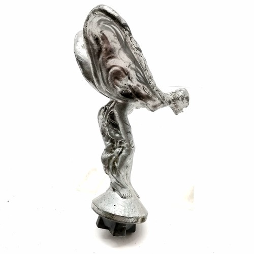 328 - Vintage Rolls Royce Spirit of Ecstasy car mascot - 12cm high ~ the mascot has been altered (?) acros... 