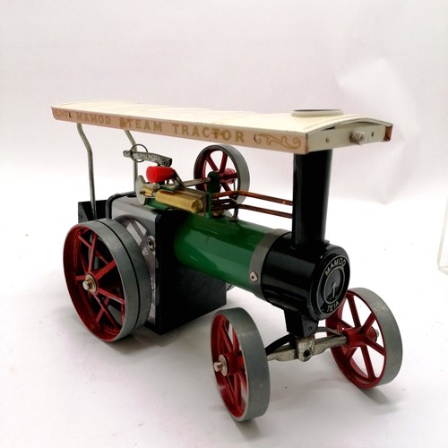 363 - Mamod steam tractor TE1A in original box with funnel, booklet etc - box a/f