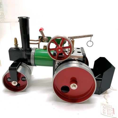 364 - Mamod steam roller SR1A in original box with funnel, booklet etc ~ box a/f