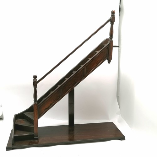 391 - Antique architects wooden model of a staircase - 92cm high x 84cm x 26cm