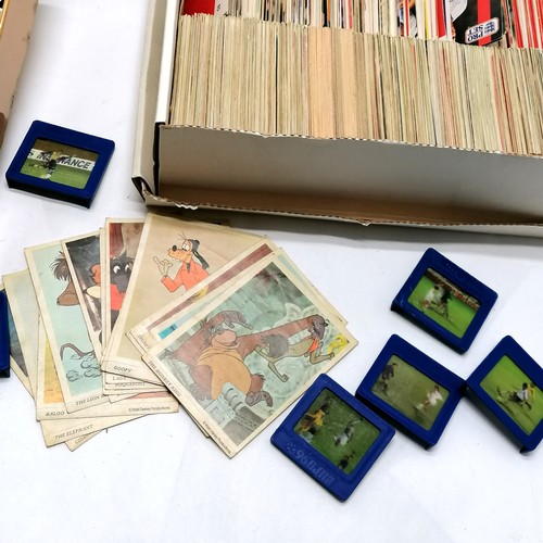 416 - Qty of trade cards inc Anglo, A&BC, Brooke Bond, Shredded Wheat, Playboy, Fleer / skybox, Topps, Pro... 