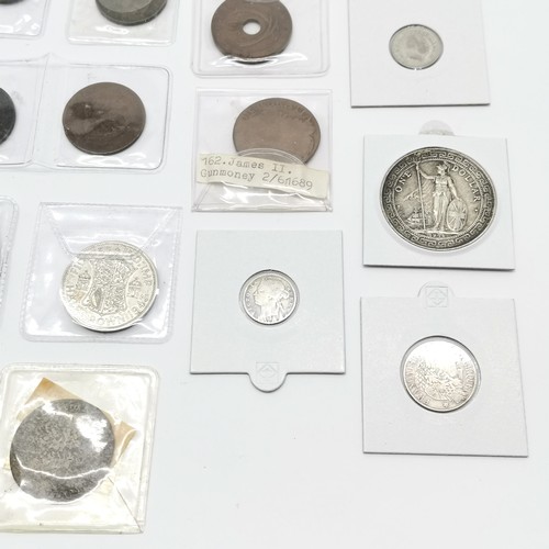 432 - 26 x UK / World coins inc Roman, gun money, silver, cartwheel 2d etc