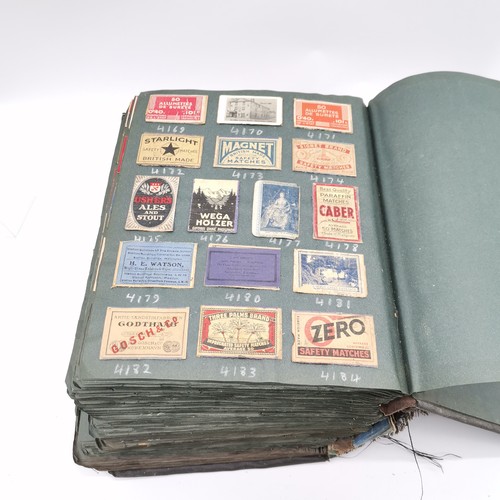 461 - Large (!) album of stuck in matchboxes started in 1928 by Ralph G V Venables MBE (1914-2003) the tri... 