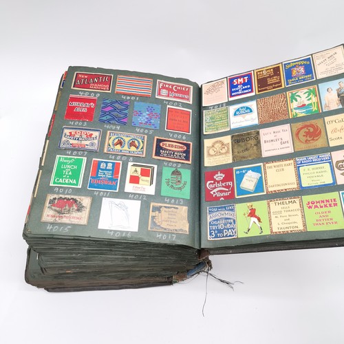 461 - Large (!) album of stuck in matchboxes started in 1928 by Ralph G V Venables MBE (1914-2003) the tri... 