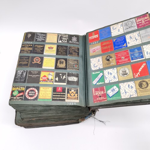 461 - Large (!) album of stuck in matchboxes started in 1928 by Ralph G V Venables MBE (1914-2003) the tri... 