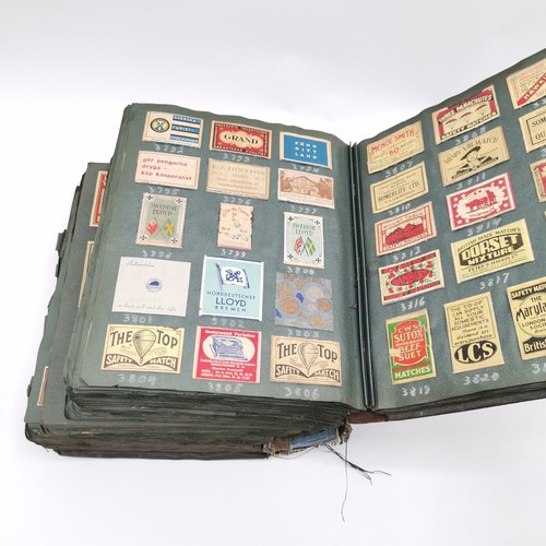 461 - Large (!) album of stuck in matchboxes started in 1928 by Ralph G V Venables MBE (1914-2003) the tri... 