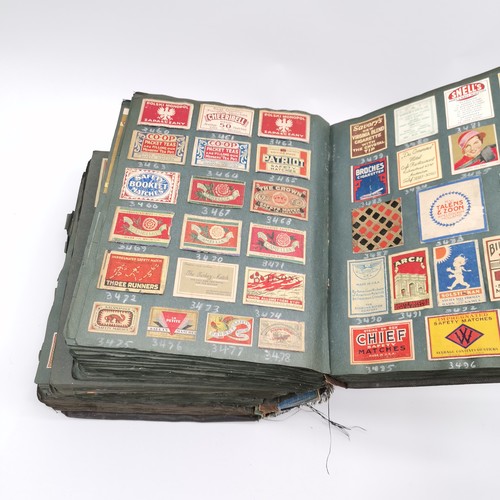 461 - Large (!) album of stuck in matchboxes started in 1928 by Ralph G V Venables MBE (1914-2003) the tri... 