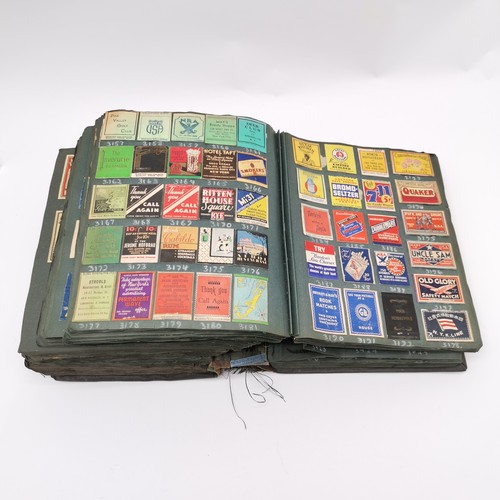 461 - Large (!) album of stuck in matchboxes started in 1928 by Ralph G V Venables MBE (1914-2003) the tri... 