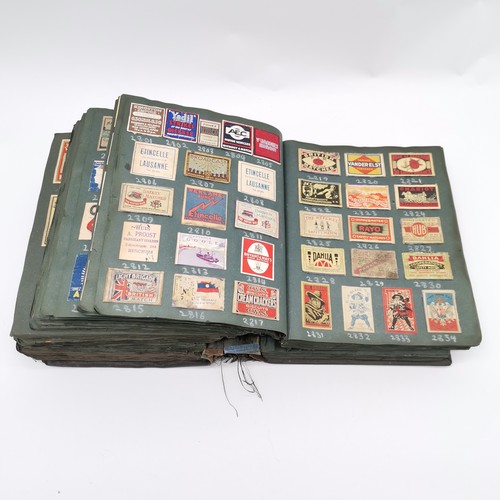 461 - Large (!) album of stuck in matchboxes started in 1928 by Ralph G V Venables MBE (1914-2003) the tri... 