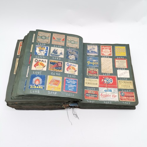 461 - Large (!) album of stuck in matchboxes started in 1928 by Ralph G V Venables MBE (1914-2003) the tri... 