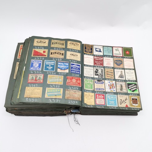 461 - Large (!) album of stuck in matchboxes started in 1928 by Ralph G V Venables MBE (1914-2003) the tri... 