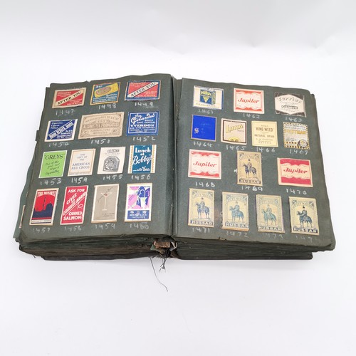 461 - Large (!) album of stuck in matchboxes started in 1928 by Ralph G V Venables MBE (1914-2003) the tri... 