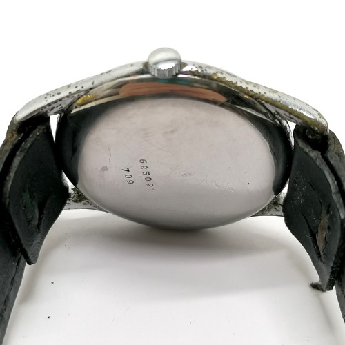 452 - Tudor manual wind chromed case (32mm) wristwatch - 1 hand off (but present), deterioration to dial &... 