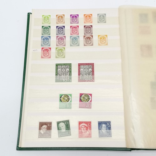 44 - 1949+ (West) Germany mostly um/m (MNH) collection in green stockbook - higher values noted inc numer... 