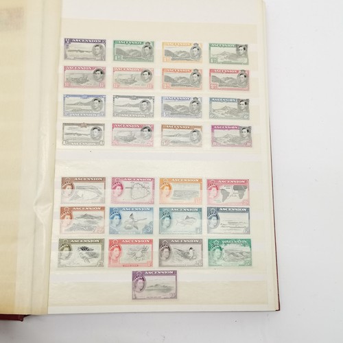 45 - Commonwealth mostly M/M (MH) useful stamp collection in red stockbook inc KGVI & early QEII sets inc... 