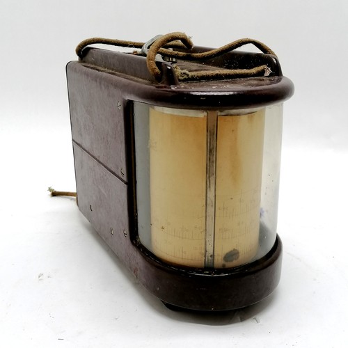 68 - WWII period J C Eckardt German aviation barograph with bakelite casing - 23cm x 16.5cm high x 10cm -... 