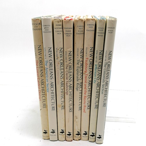 83 - Set of 8 volumes : New Orleans architecture dated 1971-97 ~ i) 1971 The lower garden district ii) 19... 