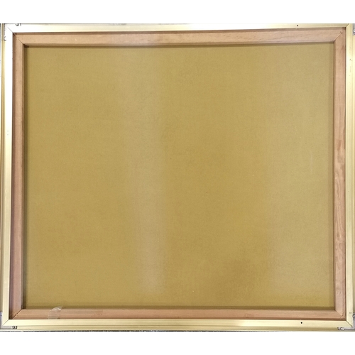 128 - A Cardona 1978 surrealist oil painting on canvas - frame - 71cm x 81cm.