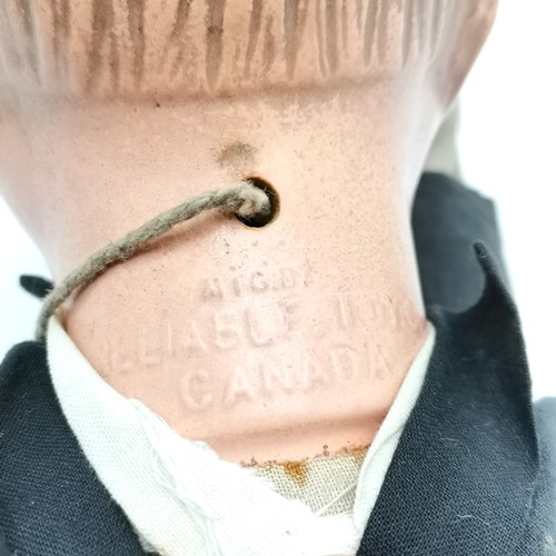 154 - Antique Charlie McCarthy ventriloquist dummy by The Reliable Doll Co. 58cm high - mechanism is worki... 