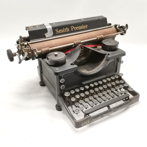 198 - Smith Premier 60 typewriter - 49cm across