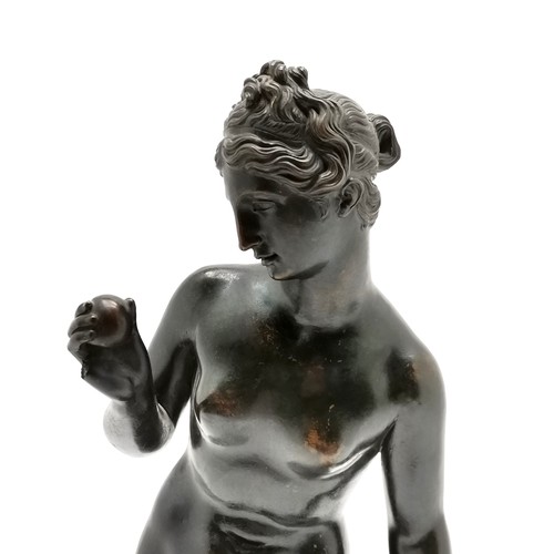 10 - Antique bronze study of a classical nude lady - 38cm high - has 1 finger missing