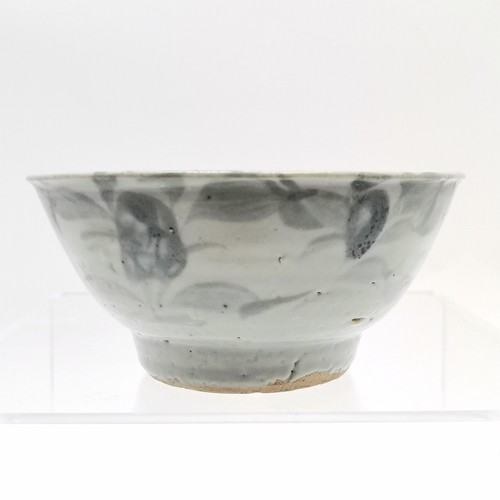 45 - Chinese 18th-19thC export ware ceramic bowl for SE Asia market 13cm diameter x 5.5cm high - firing f... 