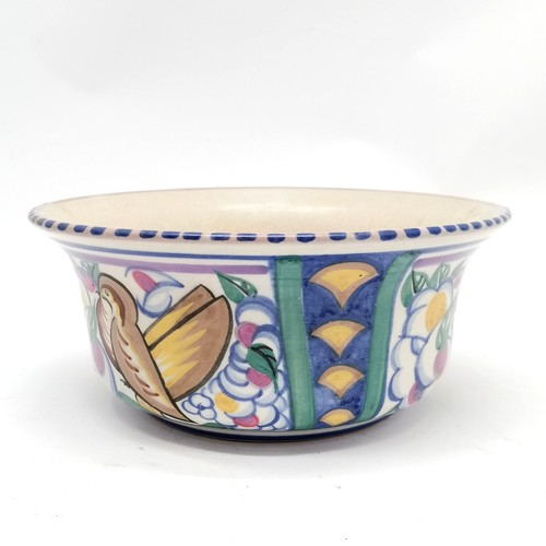 135 - Carter Stabler Adams Ltd. Poole Pottery flared bowl #383/ZV decorated by Eileen Prangnell (Chennell ... 