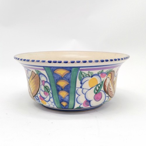 135 - Carter Stabler Adams Ltd. Poole Pottery flared bowl #383/ZV decorated by Eileen Prangnell (Chennell ... 