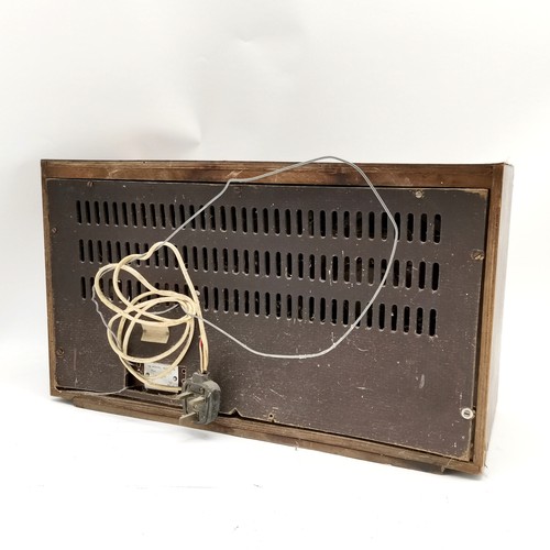 230 - Michael Radio Ltd model 471U radio with walnut veneer case - untested - 53cm x 30cm x 21cm