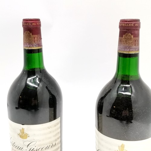 240 - 2 magnums of unopened wine - Chateau Giscours Grand Crug Classe Margaux 1967 in their original woode... 