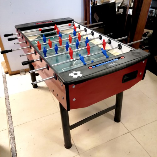 280 - FAS Soccer Ball table football game -in good used condition though has some pitting to the chrome - ... 