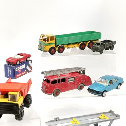 297 - Qty of used toy cars inc Dinky, Corgi etc t/w qty of vintage Meccano (in playworn condition) ~ SOLD ... 