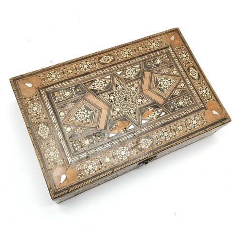 310 - 6 x boxes inc kashmiri hand decorated (25cm x 17.5cm x 9cm) etc - some slight a/f