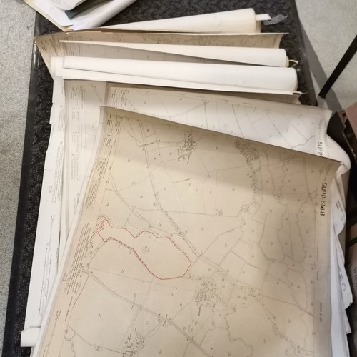 329 - Quantity of mostly antique Ordnance Survey maps of the M4 corridor covering Wiltshire near Swindon