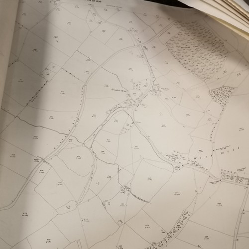 330 - Quantity of mostly antique Ordnance Survey maps of the M4 corridor covering Wiltshire between Calne,... 