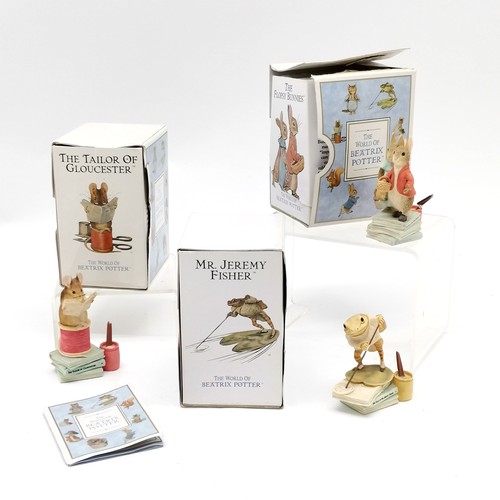 335 - Complete set of 23 Beatrix Potter The Peter Rabbit Books T/W 3 boxed The World Of Beatrix Potter fig... 