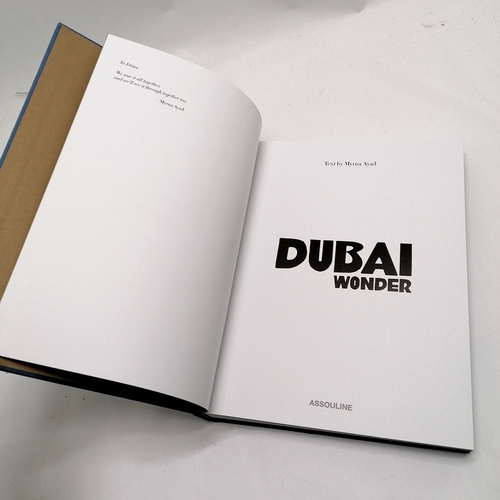 343 - Assouline 'Dubai Wonder' coffee table book 33cm x 25cm.
- has a tear to the inside of the back cover... 