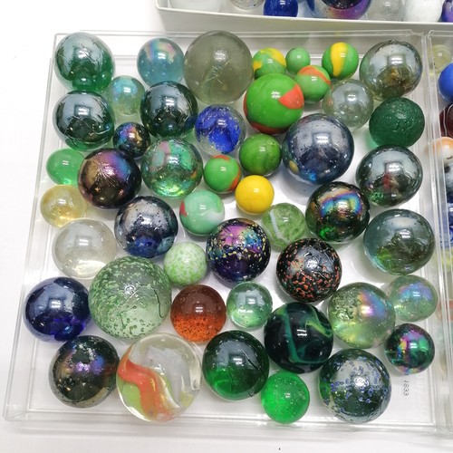 397 - Large quantity of antique and vintage marbles mostly in play worn condition